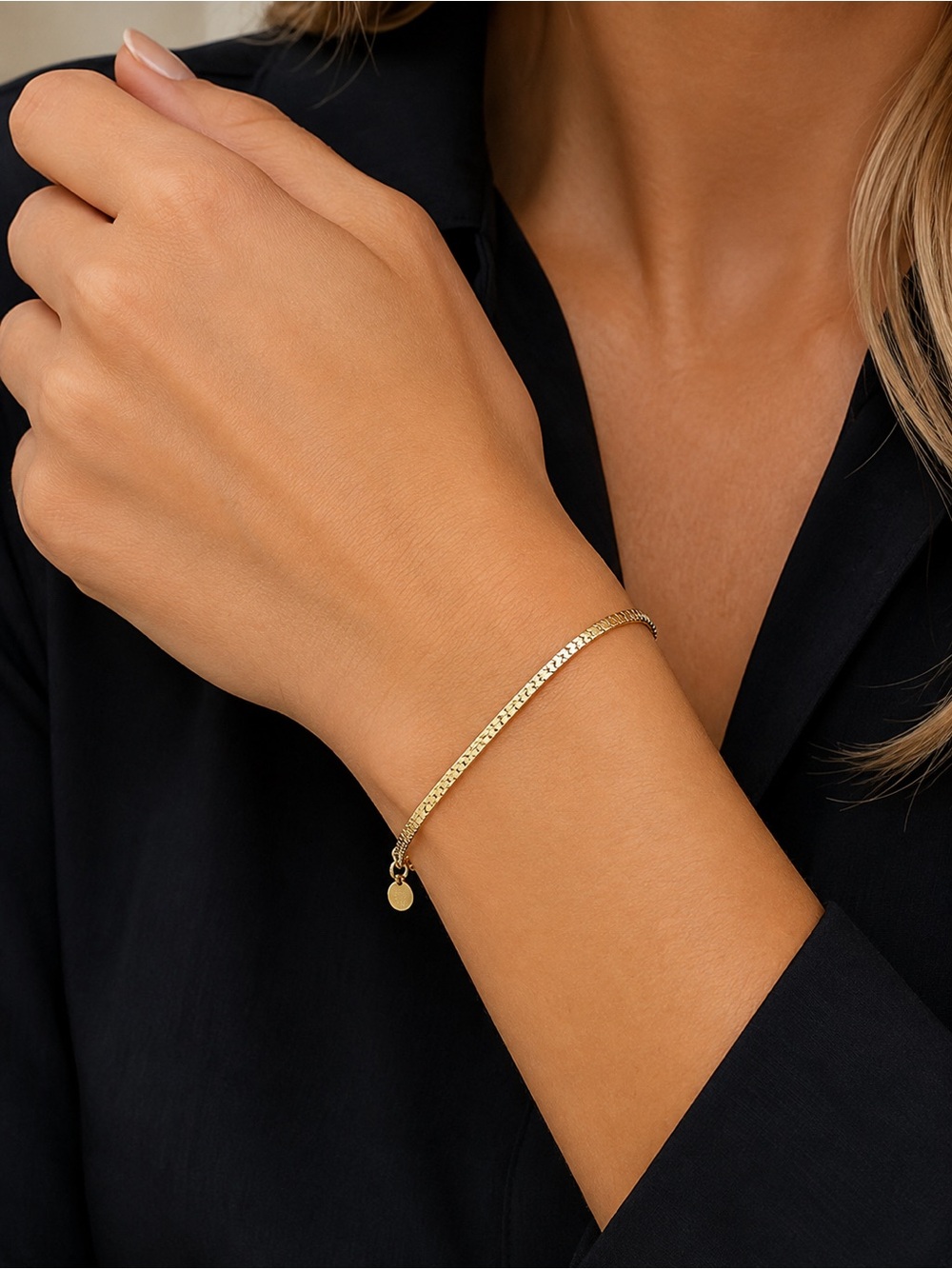 Ladies Park Lane Herringbone Bracelet 7 Inches